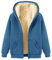Giubbotto Donna Invernale Giacca Pile Donna Fine Fleece Warm con Zip Manica Lunga Felpa con Cappuccio Pelliccia Morbido Comfort Outdoor Donna Giacca con Cappuccio alla Moda Caldo Cappotto in Pile