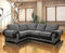 Tango Kingsize Jumbo Cord Sofa Range – Luxurious Living Room Furniture with Deep Seating L Shape Sofas, Left Corner Sofas (GREY/BLACK, Corner Left)