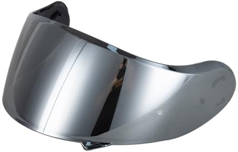 Shkalacar Helmvisier Kompatibel mit Shoei Cns-3 Neotec ⅱ Helm, Motorradhelm Linse Schutz Visor Brille (Silber)