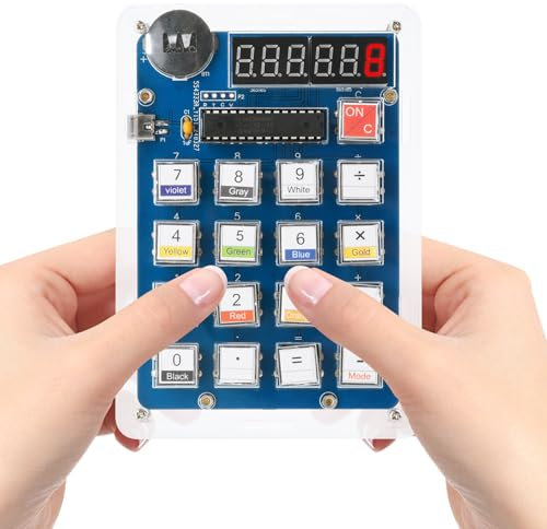 6-Bit-Löt Bausatz DIY Lötübungssatz mit LED-Anzeige Elektronik-Bausatz für Computerunterricht Praktische Ausbildung Übung Lötprojekte.