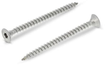 Spanplattenschrauben 5x80 mm – Senkkopf – Vollgewinde – Edelstahl A2 (V2A) – Holzschrauben – 100 Stück