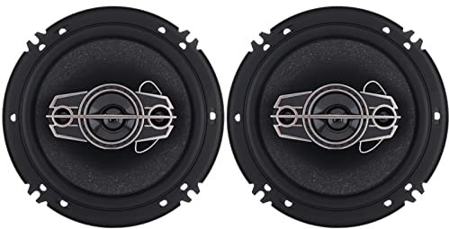 6 Inch 600 Watts Max Car Stereo Door Speakers 4 Way Full Range Audio Tweeters Coaxial Speakers Black