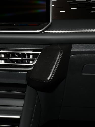 KUDA Handyhalterung passend für VW Tiguan III ab 2024 (AD1) - Telefonkonsole für Smartphones, Handy, Navi und mehr - Kunstlederkonsole, schwarz, 4745