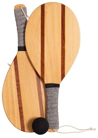 Juego Palas De Playa Madera Softee Retro