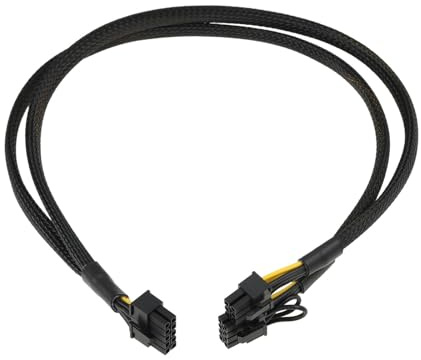 Create idea Cavo adattatore di alimentazione PCIe GPU da 10 pin a 6+8 pin, 50 cm, compatibile con HP ML350 ML360 G9