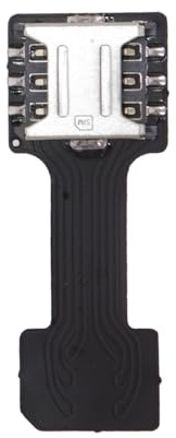 Gutol Adaptador híbrido para tarjeta SIM dual, ranura Micro SD para usar dos tarjetas SIM y una tarjeta de memoria simultáneamente.