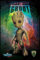 Close Up Guardians of The Galaxy Vol. 2 Poster Kid Groot (93x62 cm) gerahmt in: Rahmen schwarz