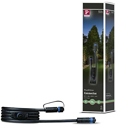 Paulmann Beleuchtungssystem Plug&Shine Verbindungskabel 200 cm 93926 Schwarz 24 V