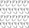 Whaline 36 Packs Silver Diamond Engagement Rings Bridal Shower Ring for Wedding Table Decorations, Party Supply, Favor Accents, Cupcake Toppers