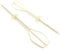 Fouets plastique par 2 pour Batteur Moulinex