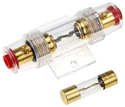 RKURCK Porte-fusible AGU 80 A en ligne pour voiture, camion, amplificateur audio stéréo 80 A