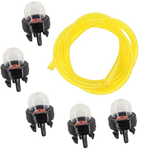 HURI 5x Primer Pumpe Benzinpumpe Kraftstoffpumpe mit Benzinschlauch für Akita BKS 38 A Kettensäge Motorsäge