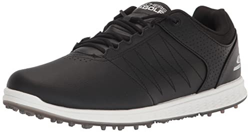 Skechers Men's Pivot Spikeless Golf Shoe, Black, 9