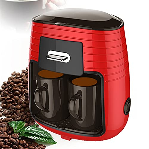 XXXXW Coffee Machines Household Double Cup Drip American Coffee Machine Steam Tea Drinking Machine Tea Boiler 450W Coffee Machine Coffee Brewer