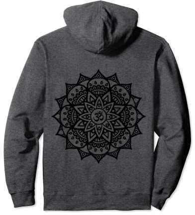 Yoga Sanskrit Mandala OM Yogalehrerin Pullover Hoodie