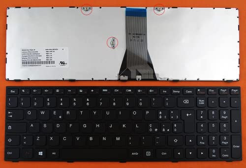 INFOELETTRONICA LO STORE DELLA CONVENIENZA E QUALITA' Tastiera Italiana per Lenovo IdeaPad 300-15IBR 80M3, 300-15ISK 80Q7, 300-17ISK 80QH