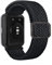 SeNool Armband Kompatibel mit Huawei Watch Fit 2, Geflochtenes Elastisches Nylon Ersatzarmband [Weiches, Atmungsaktives, Leichtes], Uhrenarmband für Huawei Watch Fit 2 - Schwarz