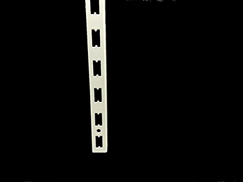 Wandschiene 23,5x30x23,5mm, H-Lochung, Länge 160cm, weiß RAL9010 passend für Tegometall, Eden, Alpos und weitere