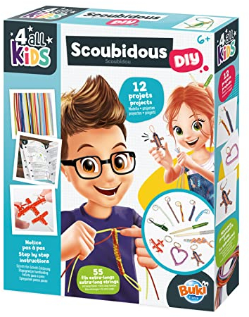 Buki France FK002 Scoubidous, Durchsichtig, Medium