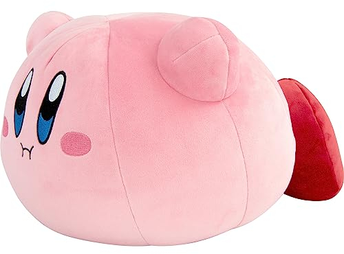 Club Mocchi Mocchi Hovering Kirby MEGA Plüschtier - Sammelbare Kirby Plüschtiere - Offiziell lizenzierte Heldenspielzeuge - Desk Buddy Action Figuren - Kinderspielzeug 3+ Jahre