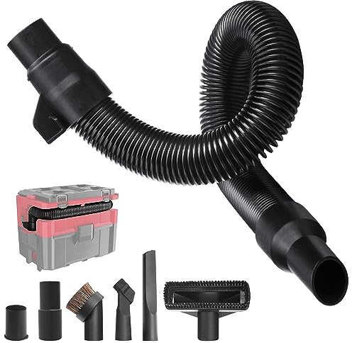 14-37-0016 Hose Assembly - by Ohoho - Compatible with Milwaukee M18 PACKOUT Vacuum Cleaner, Fits Model 0970-20 - (Internal Storage) - With Attachment - Black