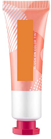 Dewy Finish Creme Rouge Wange Wangen Wärme Rouge Ideales Gel Blush Geschenk für Frauen Wasserbasierte Farbpigmente mit Soft Cushion Applikator Wasserdicht Mischbar Gesichts Make Up Stift