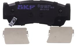 SKF Scheibenbremse Bremsbelag VKBP 90538 A - 4er Set - Position Hinterachse Höhe 77 mm Länge 134 mm Breite 83 mm Dicke 16 mm - OE Qualität