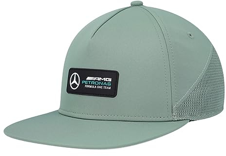 PUMA Mercedes AMG Petronas F1 Team verstellbare Snapback Flat Brim Hat, Grün , Einheitsgr��e