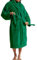 Christy Super Soft Cosy Bath Robe | Luxury Dressing Gown | Quick Dry, Snag Free | Lightweight 320GSM Womens Bathrobe | Soft Cotton Velour Inner Lining | Size Small-Medium (8-14) | Forest Green