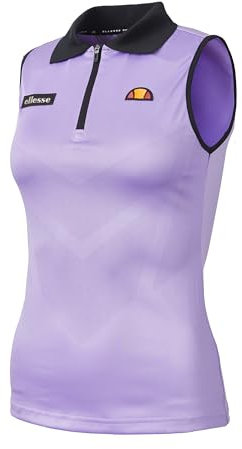 ellesse Riomoro Polo Vest, Viola Chiaro, 42 Donna