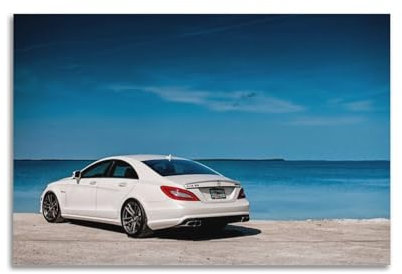HUANA Rennwagen-Poster für AMG CLS63, Supersportwagen-Poster, dekorative Malerei, Leinwand, Wandposter und Kunstdruck, moderne Familienschlafzimmer-Dekoration, Poster, 30 x 45 cm