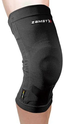 Zamst ZK-Motion Knee - Rodillera deportiva, almohadilla rotuliana circular 3D acolchada, soportes funcionales laterales de resina - Ideal para voleibol, baloncesto, fútbol, pádel, tenis y otros