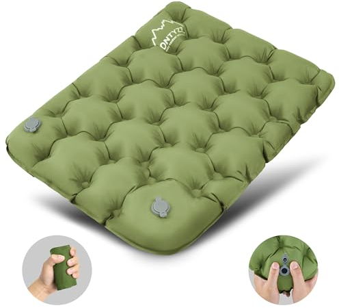 Cojín del Asiento Portátil Plegable Cojín para Sentarse Inflable Colchoneta Asiento Impermeabile Almohadilla de Asiento Cojín de Asiento para Silla de Oficina Estadio Concierto Acampada Ligera Asiento