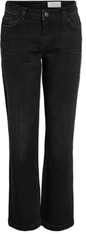 NOISY MAY NMNILA LW Wide Jeans AZ423BL NOOS Frauen Jeans schwarz