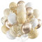 Luftballons Champagner Gold Weißsand, 60 Stück 12 Zoll Sand Weiß Latex Luftballons Metallic Champagner Gold Luftballons mit Konfetti Party Ballons, Party Luftballon für Geburtstag Hochzeit Babyparty