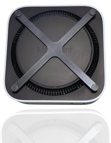 MiniBaseX Mac Mini M4 2024 Einschalthilfe & Ständer | Zubehör für M4 und M4 Pro 2024 Alle Modelle | 3D-Druck Power Button Stand Accessories - Made in Germany Innovative Einschaltaufsatz Easy Push