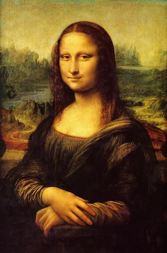 Mona Lisa von Leonardo DaVinci Leinwandkunst, klassische Gemälde, Reproduktion, Vintage-Kunstdruck, gerahmte Kunst für Wanddekoration, 40,6 x 61 cm