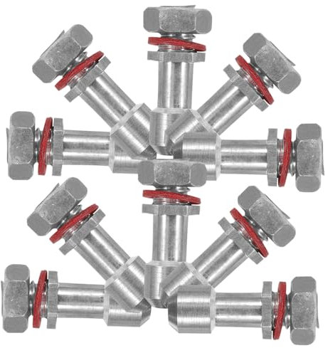 Ciieeo Pressure Cooker Vent Tube Valves 10pcs Set Pressure Cooker Accessories Aluminum Material Easy to Use