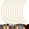 WIYETY 10 Stück LED Filament: 300 mm 2200 K Leuchtmittel, LED-Dioden, flexible Filament-Lampenteile, Leuchtmittel Filament für den Außenbereich, Batteriebetrieben (Warmweiß)