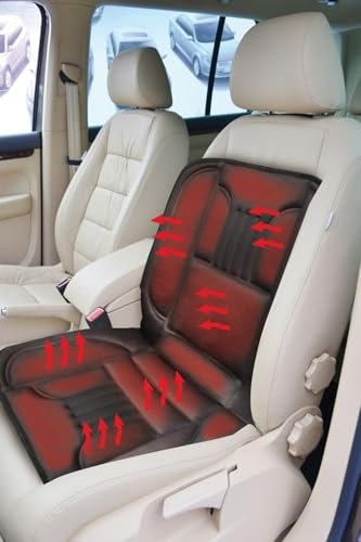 Sitzheizung Auto Heizkissen Comfort, Autositzheizung Auflage 12v mit zwei Heizstufen - Universal Auto Sitzauflage, Schnellaufheizung Heizmatte mit Zigarettenanzünder