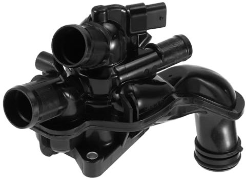 A ABSOPRO Termostato de coche para Peugeot 207 3008 308 5008 508 1.4 1.6 Vti 1.4 1.6 16V Ensamblaje de carcasa de termostato de refrigerante de motor duradero No.1336CE Plástico 1 Pc