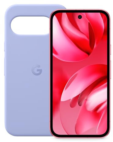 Google Pixel 9a – Smartphone Android Libre con cámara con IA, batería para Todo el día y potentes Funciones de Seguridad – Rosa peonía, 128GB + Funda de Pixel 9a – Lila