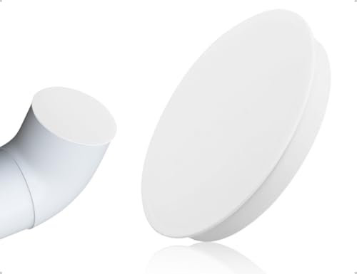 AOYEGIC Couvercle de tube de ventilation, capuchon de protection en PVC, garniture de tuyau, embout, bouchon de verrouillage de tuyau, utilisé pour les ménages industriels (blanc, 160 mm)