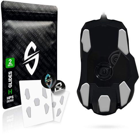 SensoryBoost HPS Glides (2er Set) für Roccat Kone AIMO – Perfekte Balance aus Speed & Kontrolle – Sanft, Abgerundet & Langlebig – Ersatz-Mausfüße, Skates – Gaming Maus Upgrade