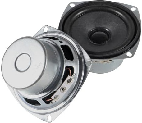 DWEII 2PCS 10W Mini 3 HiFi Full Range Speaker 8 Ohm Anti-Magnetic Audio 2.0/2.1 Home Stereo Woofer Loudspeaker 90dB High Sensitivity