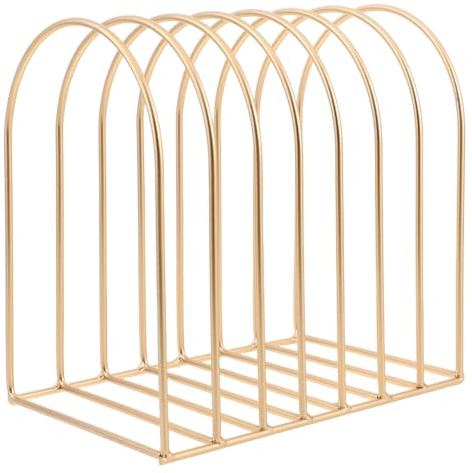 SHINEOFI Porte-Revue Métal Organisateur De Bureau Pour Magazines Livres Et Dossiers Rack De Stockage De Magazines À Domicile Compact Pour Bureau Chambre D’Étudiant Et Table De Chevet
