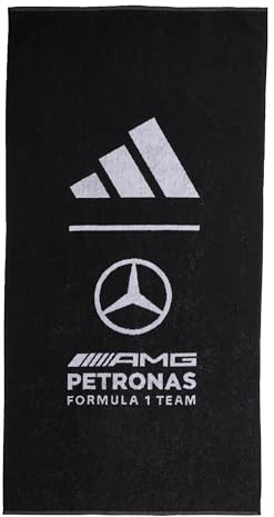 adidas Unisex Mercedes - Amg Petronas Formula 1 Team Towel Towel, Black, One Size