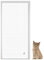 Lunaobrik Barrera De Puerta De Red para Gatos Interior,Malla Protectora para Gatos - Red Reforzada con Cremallera Y Accesorios para Cachorros Y Felinos