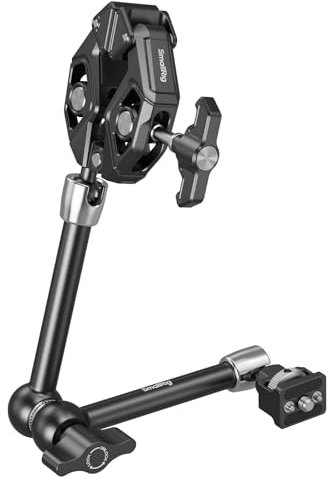 SMALLRIG Magic Arm Crab Claw Clamp, with Anti-Deflection Retractable Pin, 1.5kg Load Capacity for GoPro/for Insta360 / for DJI Action/for DSLR/for Light/for Monitor/for Phone- 5312