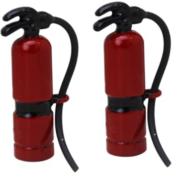 SUPVOX 2pezzi Mini Estintore Pendenti in Miniatura Decorazioni Per Paesaggi Miniature Modelli Micro Paesaggi Accessori Per Casa Miniatura Decorazioni Estintori